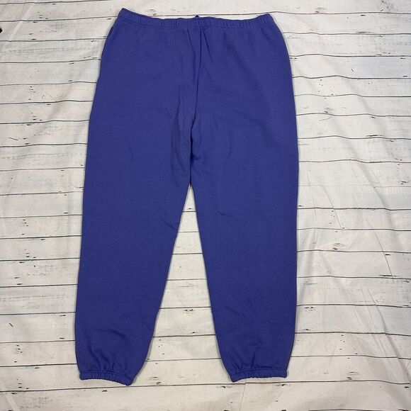 Champions ladies fleece jogger stone crush blue XL sweatpants sweats - Picture 7 of 7